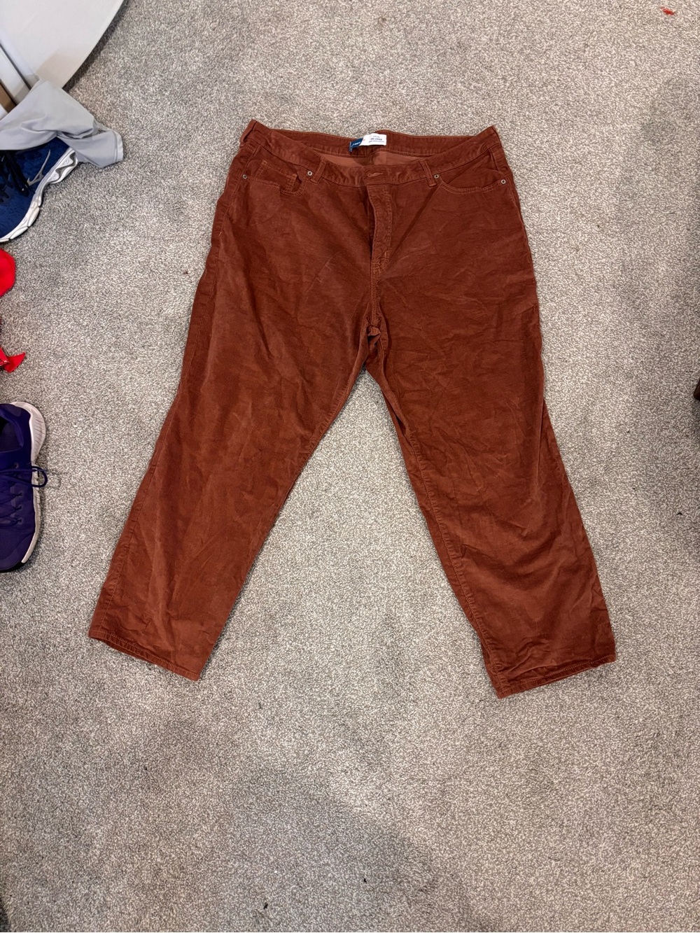 Old Navy OG Loose Corduroy Pants in Rust